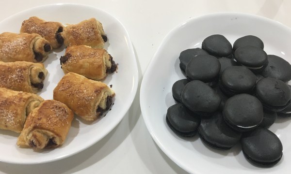 Macarons and Pain Au Chocolat
