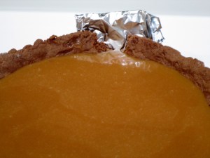 Repaired Filled Tart Close Up