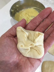 Cream Filled Folded dough